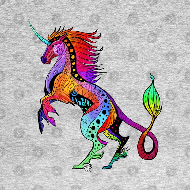 Tapestry Unicorn by manicgremlin